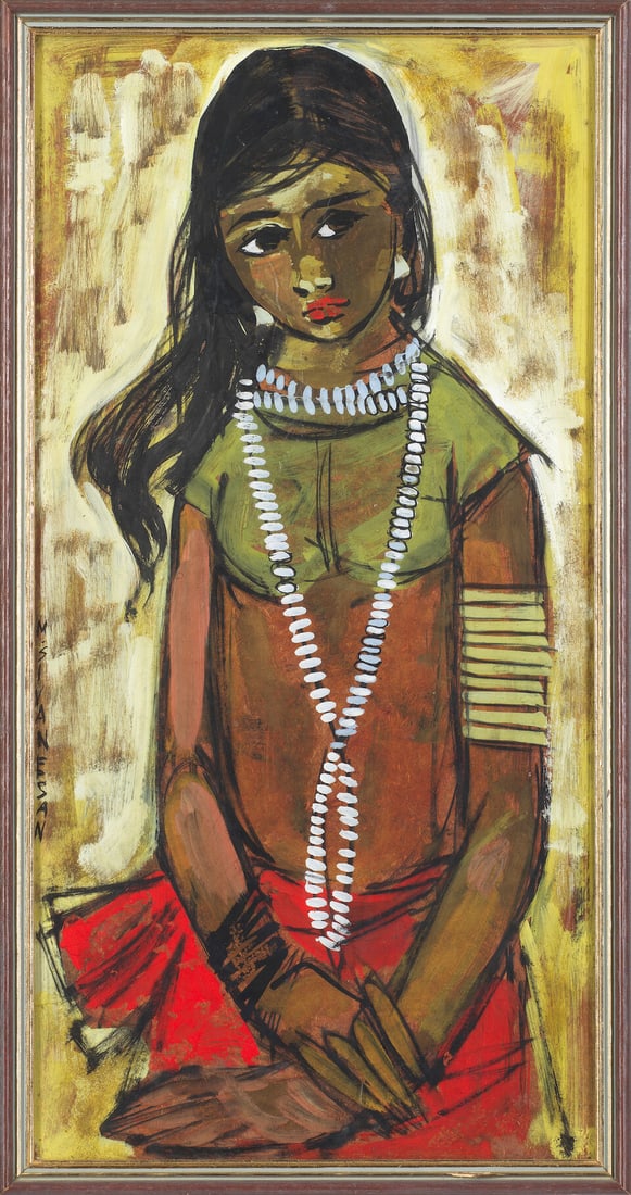 M. Sivanesan (1940-2015) Untitled (Girl) - 2