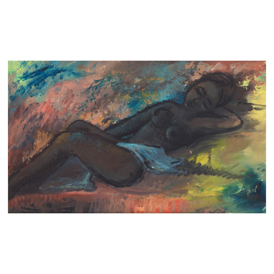 Rafi (B.Unknown) Sleeping Beauty: Rafi (B.Unknown) Sleeping Beauty signed 'Rafi' lower right oil on board, framed 44.2 x 75cm (17 3/8 x 29 1/2in). Footnotes: Provenance Property from a private collection, Australia. Acquired in 197