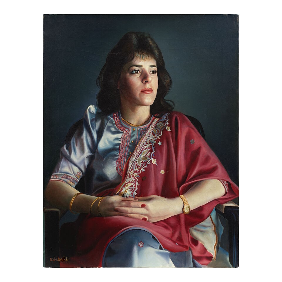 Eqbal Mehdi (1946-2008) Untitled (Lady) (1 of 2)