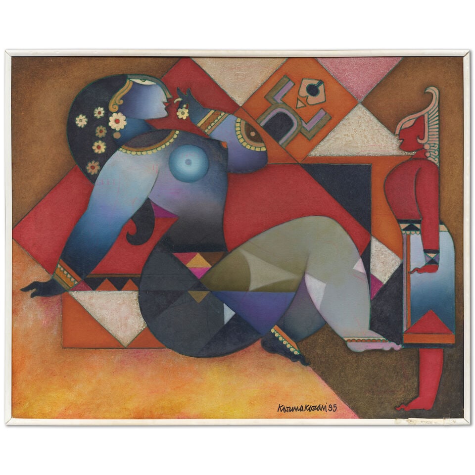 C. N. Karunakaran (1940-2013) Relaxing Woman - 2