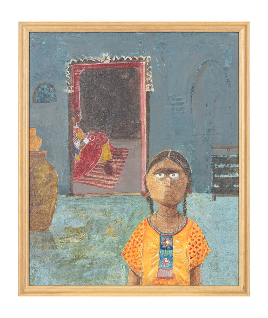 Manisha Patil (B. Unknown) Untitled (Girl and Mother) - 2