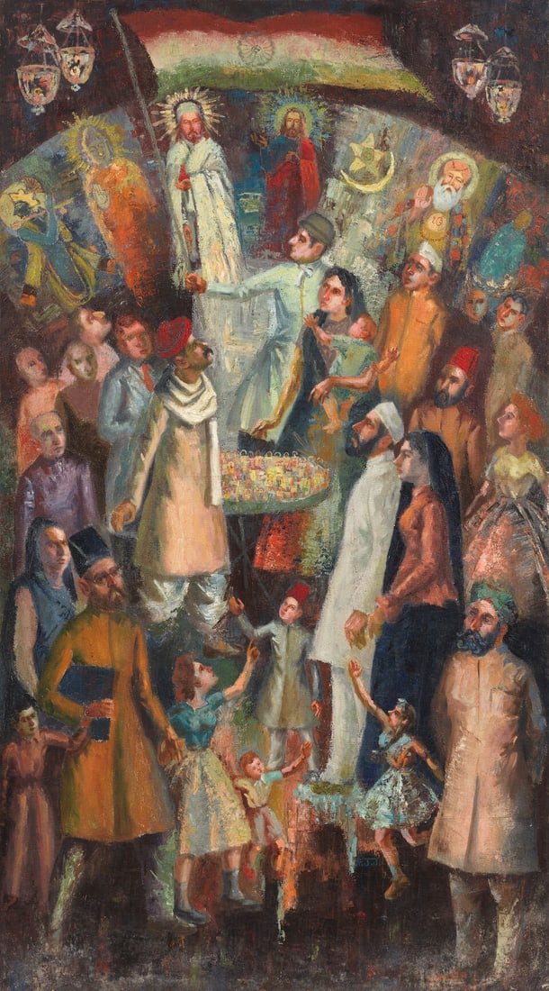 N J Jijind (B. Unknown) Untitled (Indian Independence Day) (1 of 3)