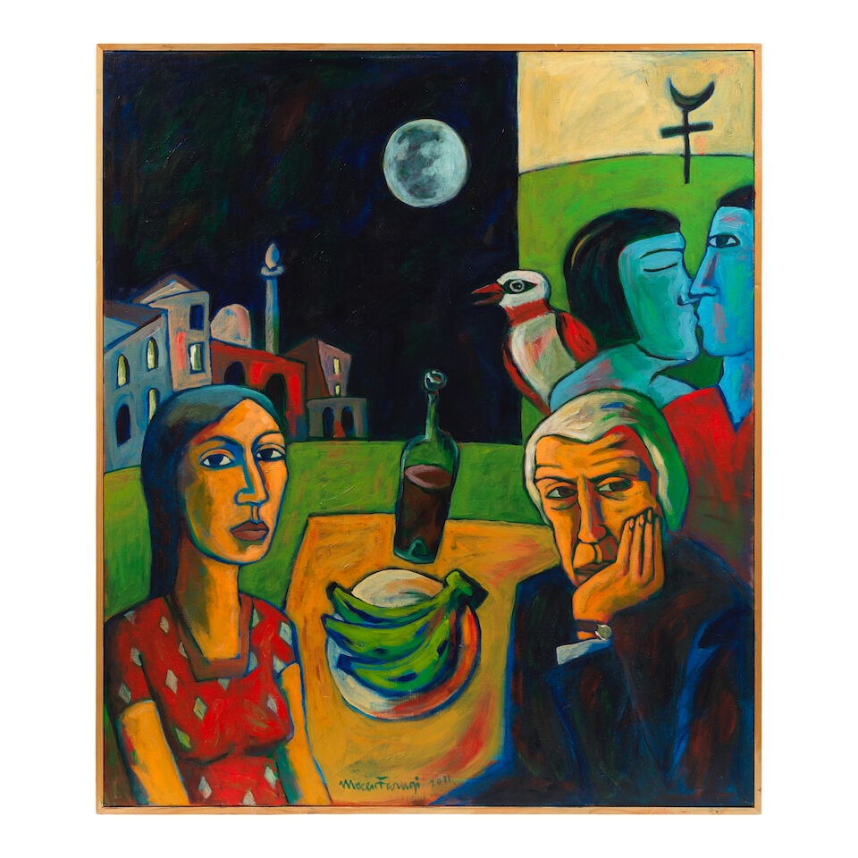 Moeen Faruqi (B.1958) Untitled (Two figures) - 2