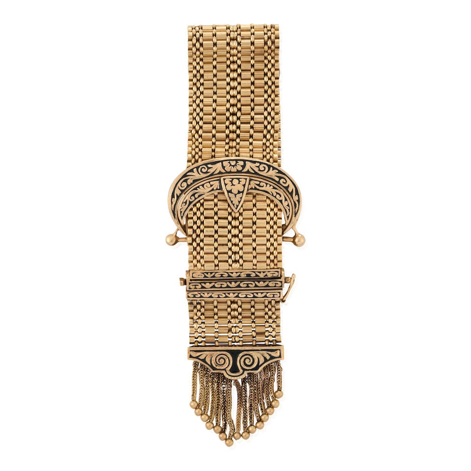 A GOLD COVERED WRISTWATCH, CIRCA 1950 - 3