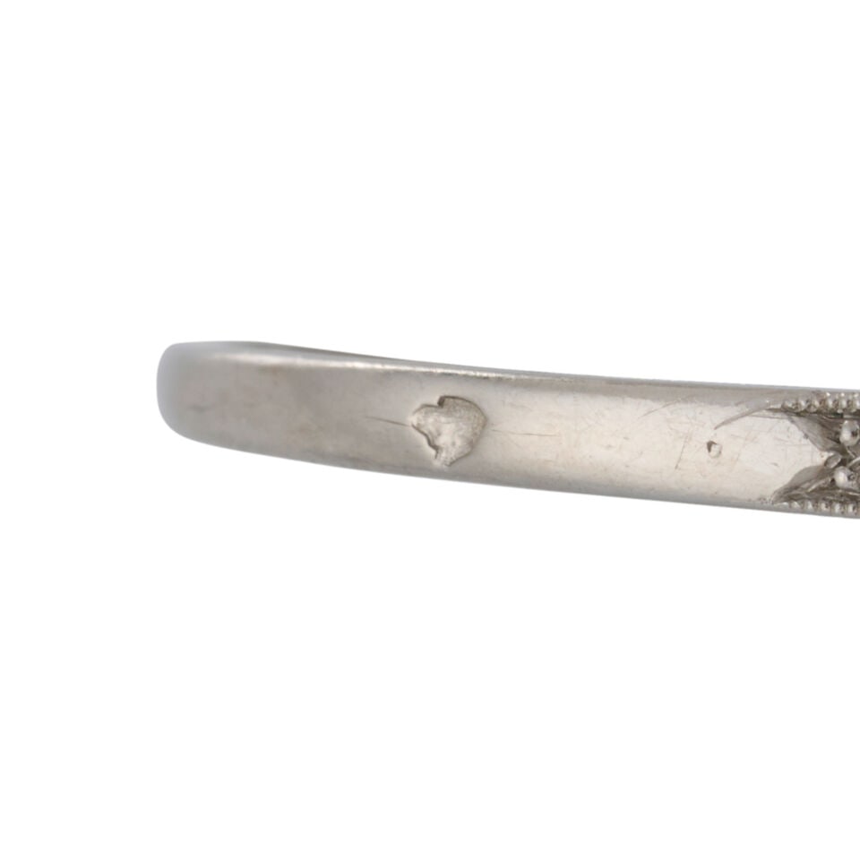 A PLATINUM, SAPPHIRE, AND DIAMOND RING, FRANCE - 2