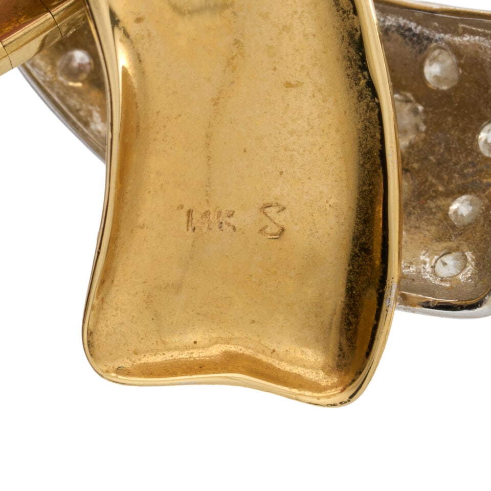 A 14K GOLD COLLAR NECKLACE, ITALY - 3