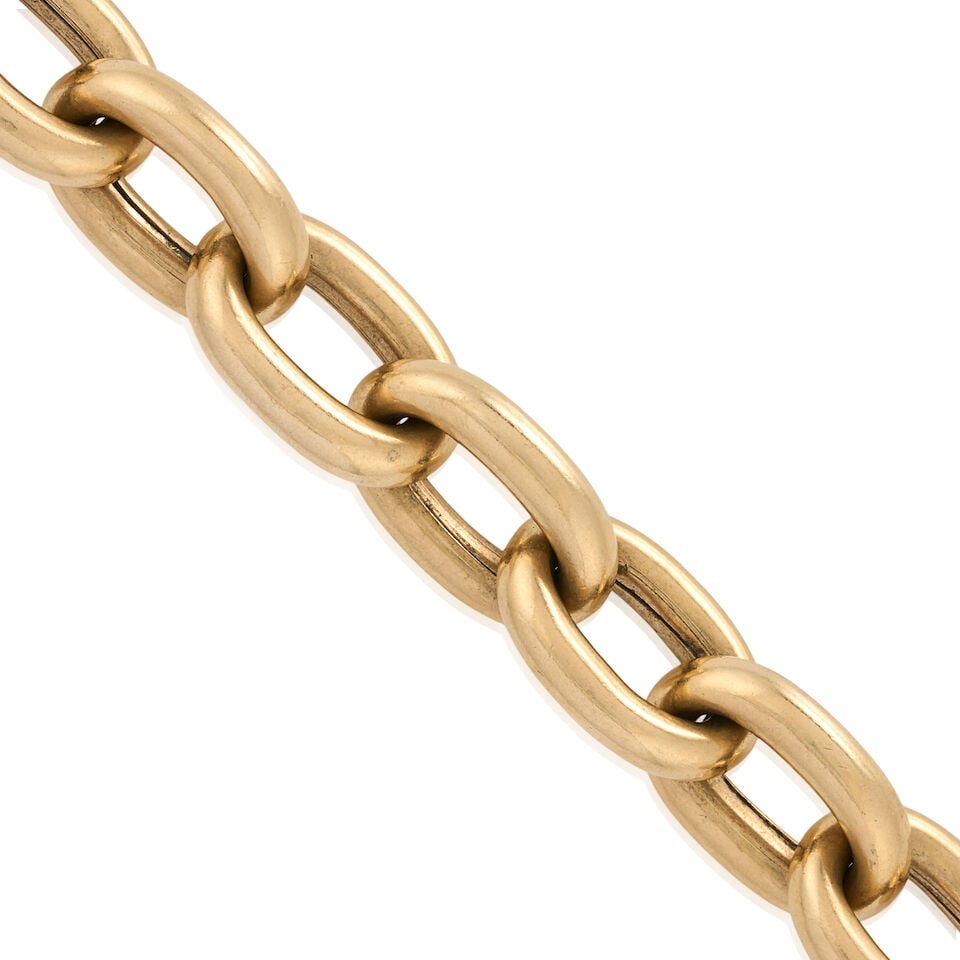 A 14K GOLD BRACELET - 3