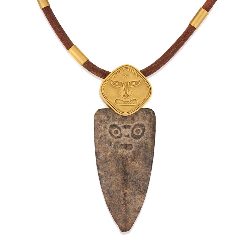 RICHARD TANG: A NECKLACE AND BRACELET - 8