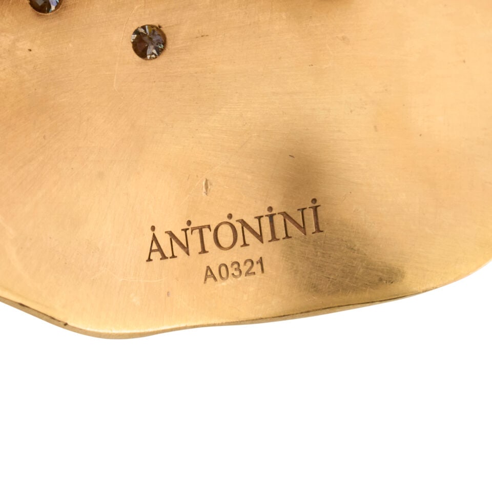 ANTONINI: A PAIR OF 18K ROSE GOLD AND DIAMOND EARRINGS, ITALY - 4
