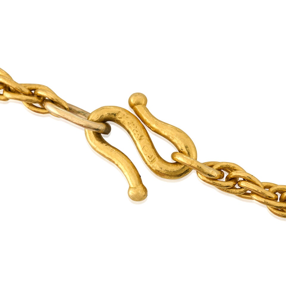 A HIGH KARAT GOLD CHAIN - 3