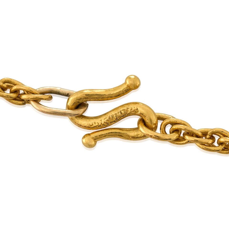 A HIGH KARAT GOLD CHAIN - 4