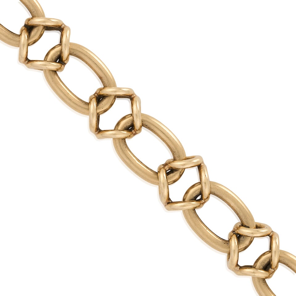 A 14K GOLD BRACELET - 3