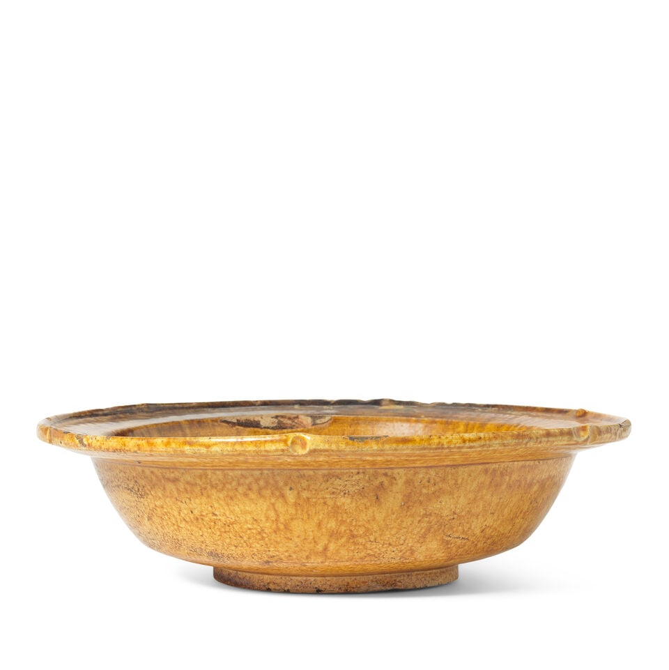 A SANCAI GLAZED DISH Liao Dynasty - 2