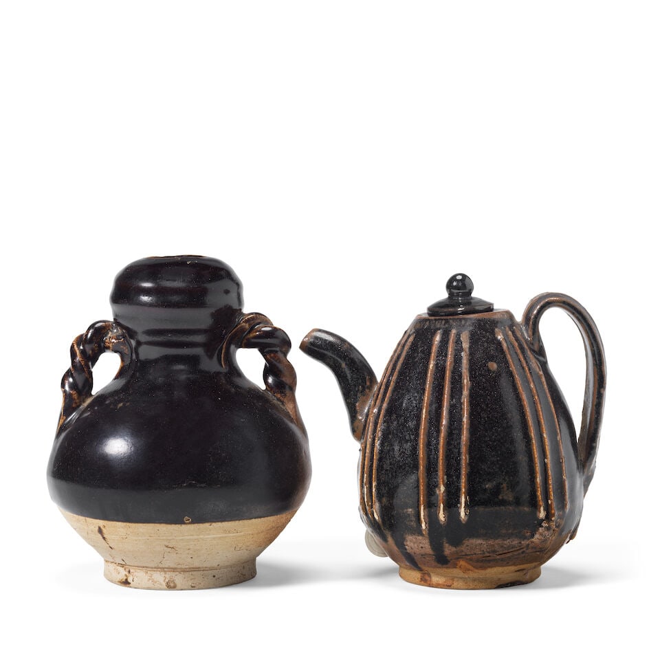 TWO CIZHOU-TYPE VESSELS Song Dynasty (3) (1 of 2)