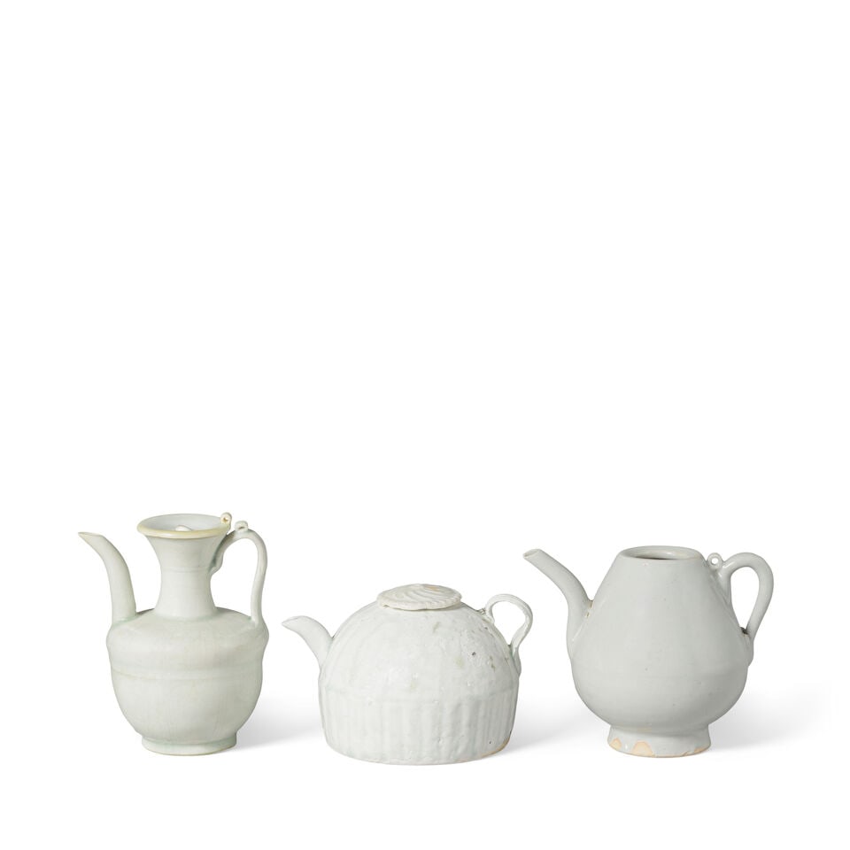 THREE QINGBAI-GLAZED EWERS Song/Yuan Dynasty (5) - 3