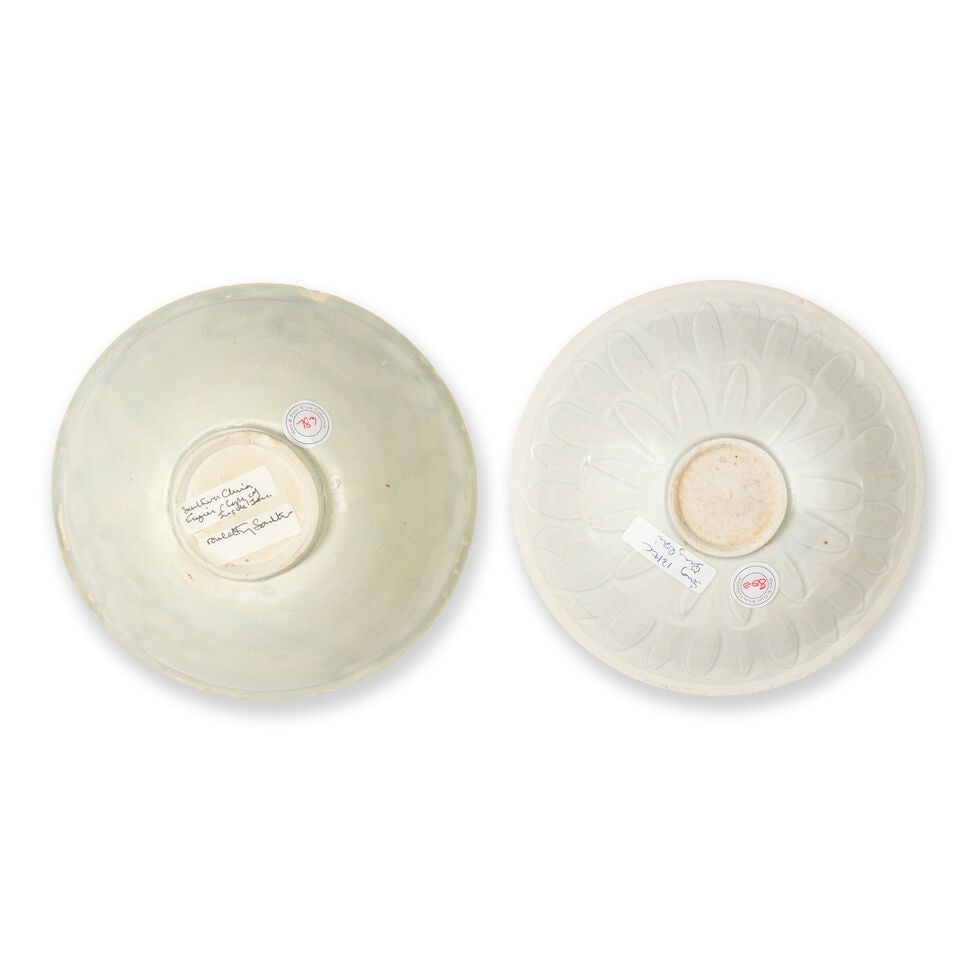 TWO QINGBAI-GLAZED BOWLS AND A QINGBAI-GLAZED VASE Song/Yuan Dynasty (3) - 2