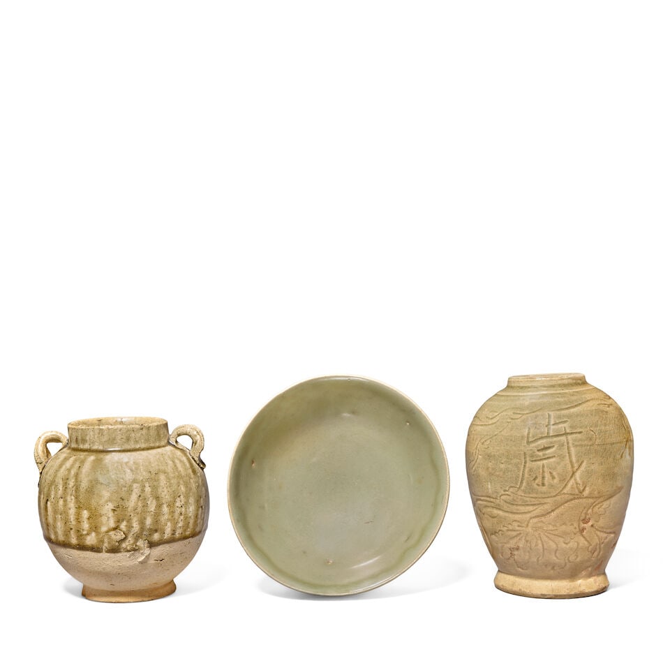 A COLLECTION OF GREEN-GLAZED WARES Tang and Song Dynasty (3) - 2