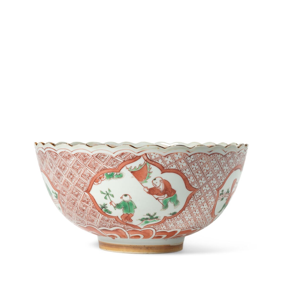 AN ENAMELLED 'BOYS' BOWL FOR THE JAPANESE MARKET Chongzhen - 4