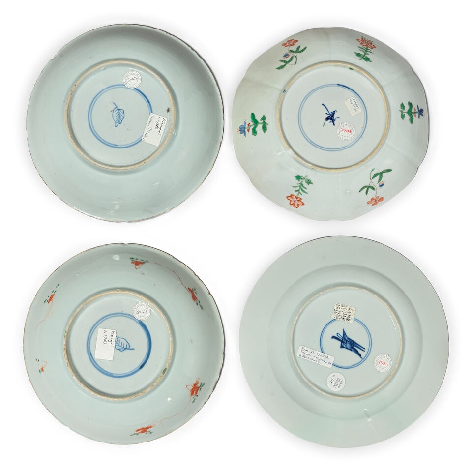 FOUR FAMILLE VERTE DISHES Kangxi (4) - 2