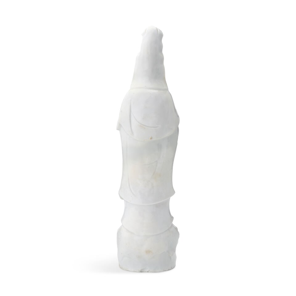 A BLANC-DE-CHINE FIGURE OF GUANYIN Kangxi - 3