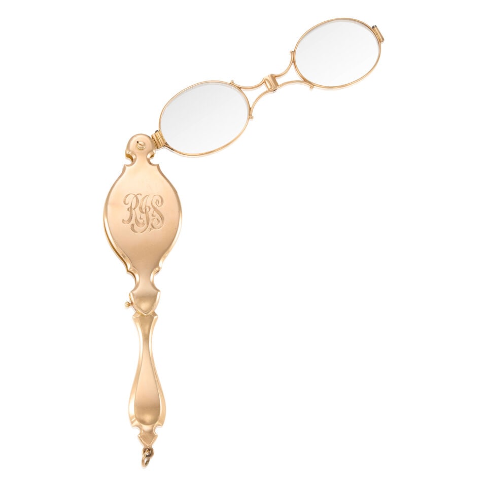 14K YELLOW GOLD LORGNETTE - 2