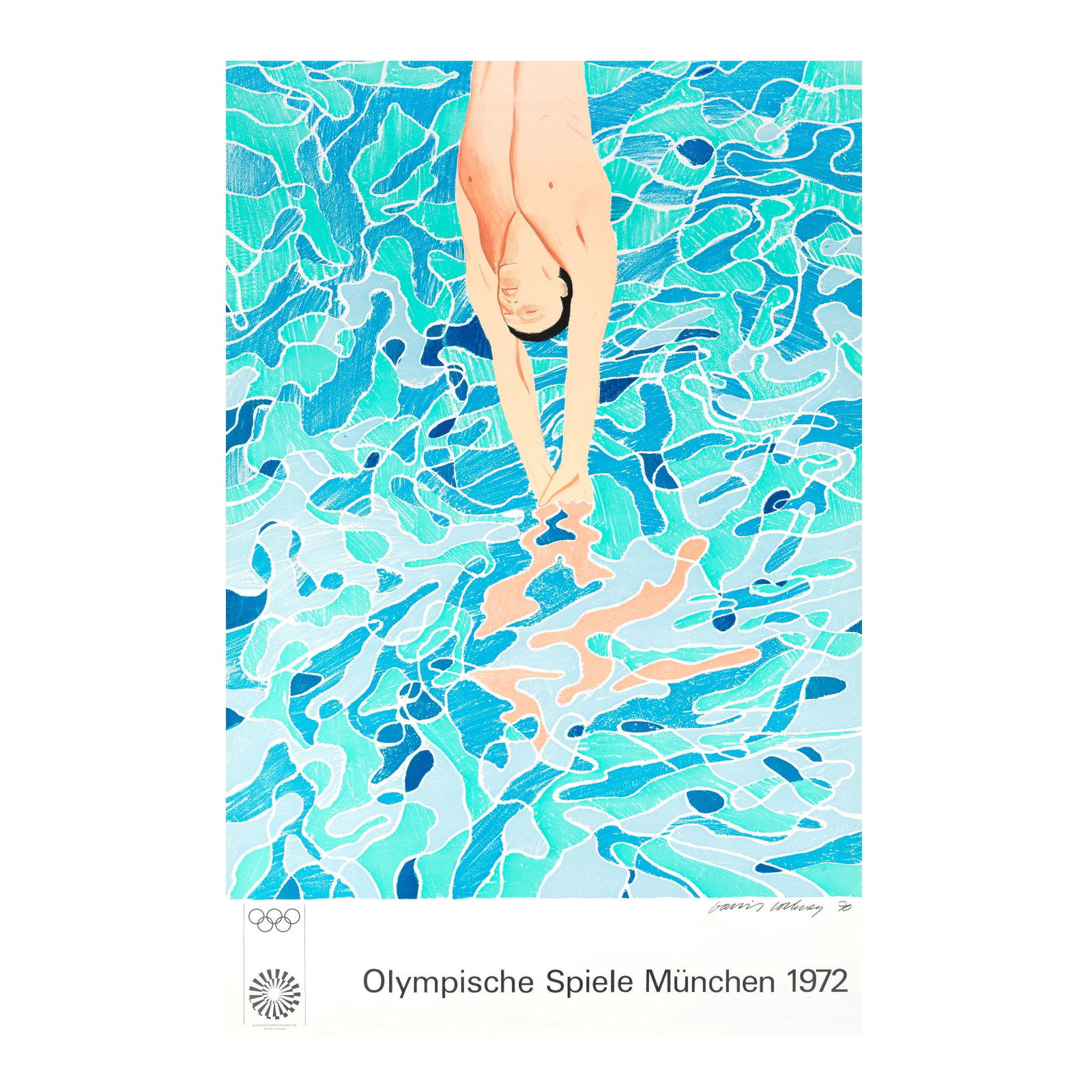 David Hockney (British, born 1937) Olympische Spiele München 1972 Offset lithographic poste... (1 of 1)