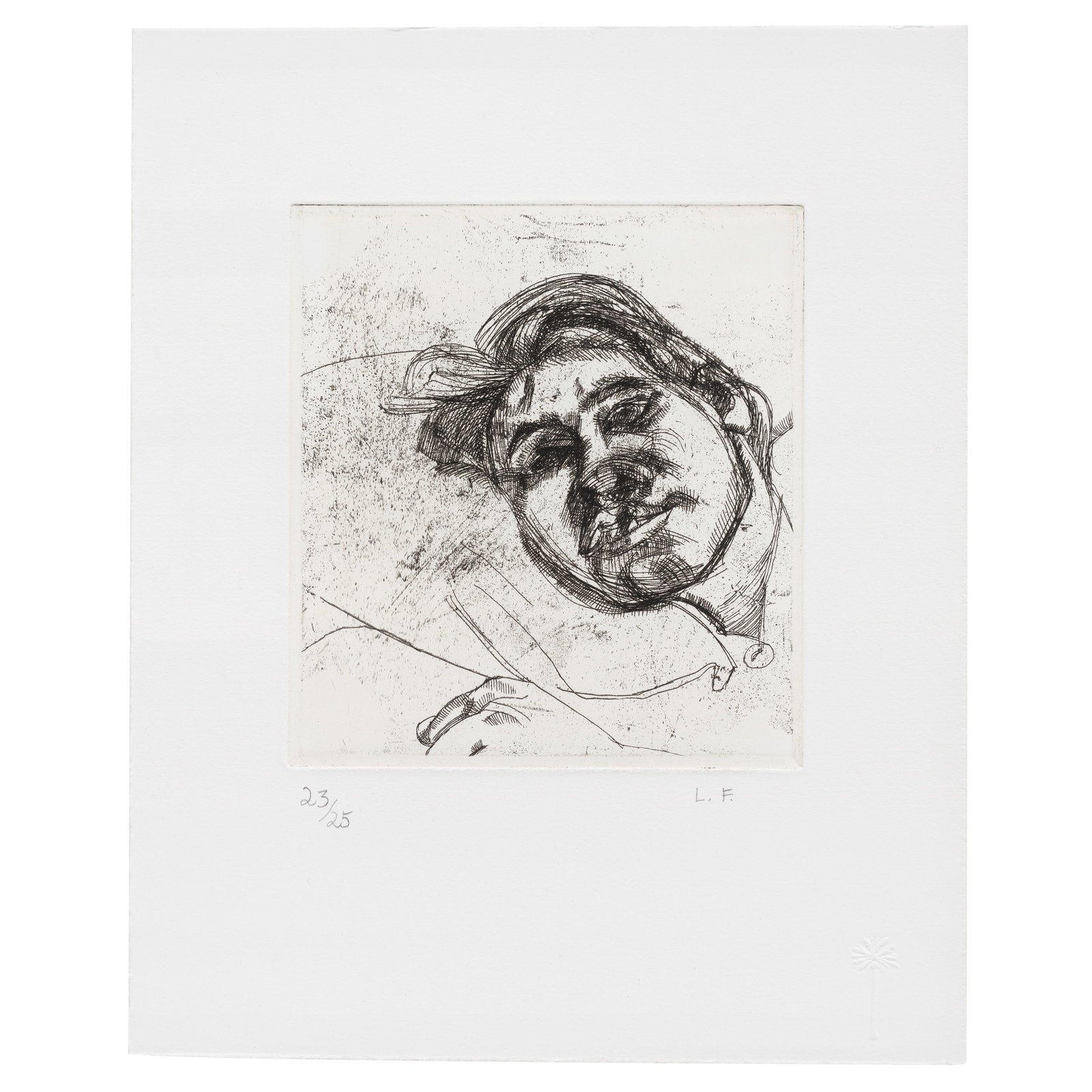 Lucian Freud (British, 1922-2011) Bella (second version) Etching, 1982, on wove paper, signed an... (1 of 1)