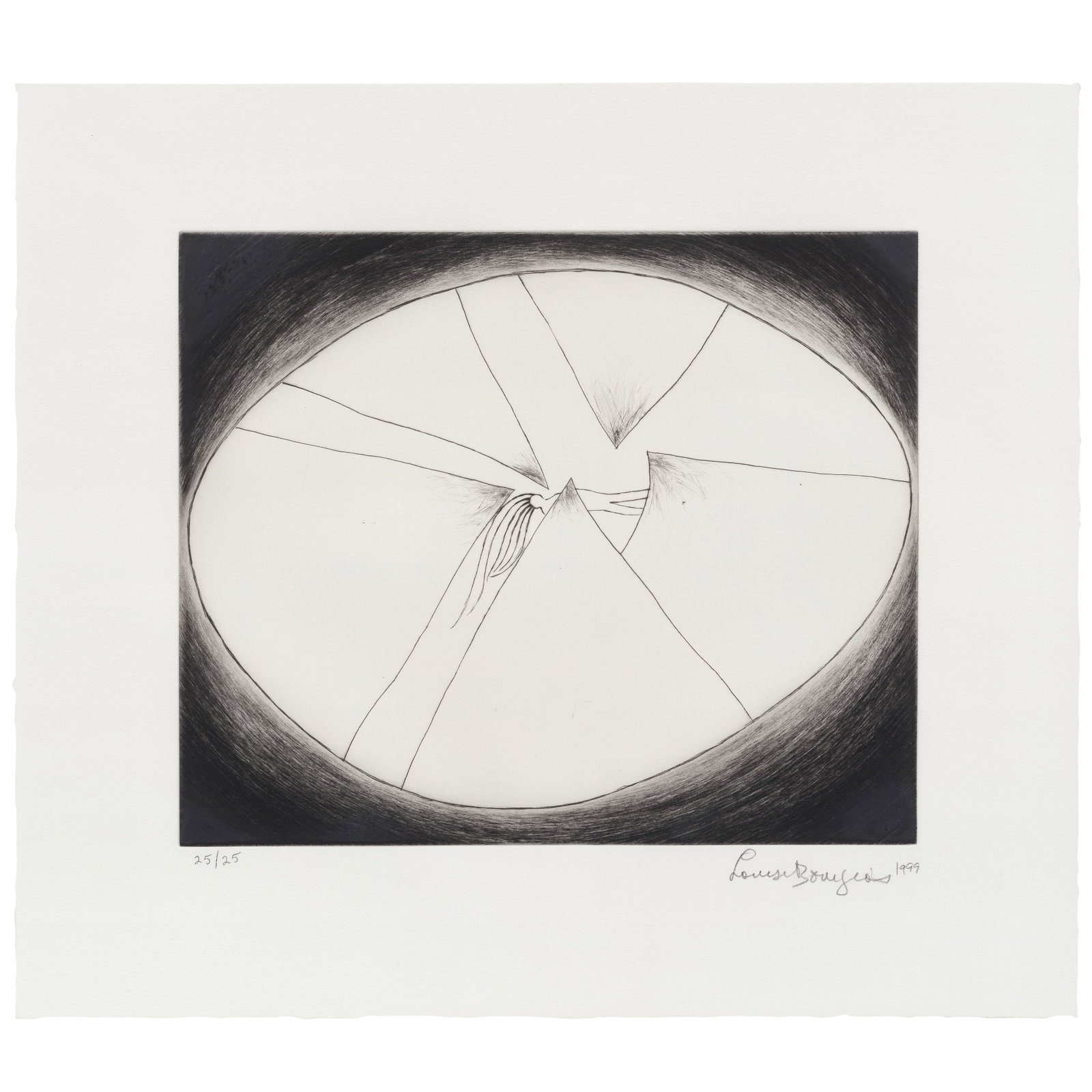 Louise Bourgeois (French/American, 1911-2010) Please Hang in There Drypoint with hand-colouring,... (1 of 1)