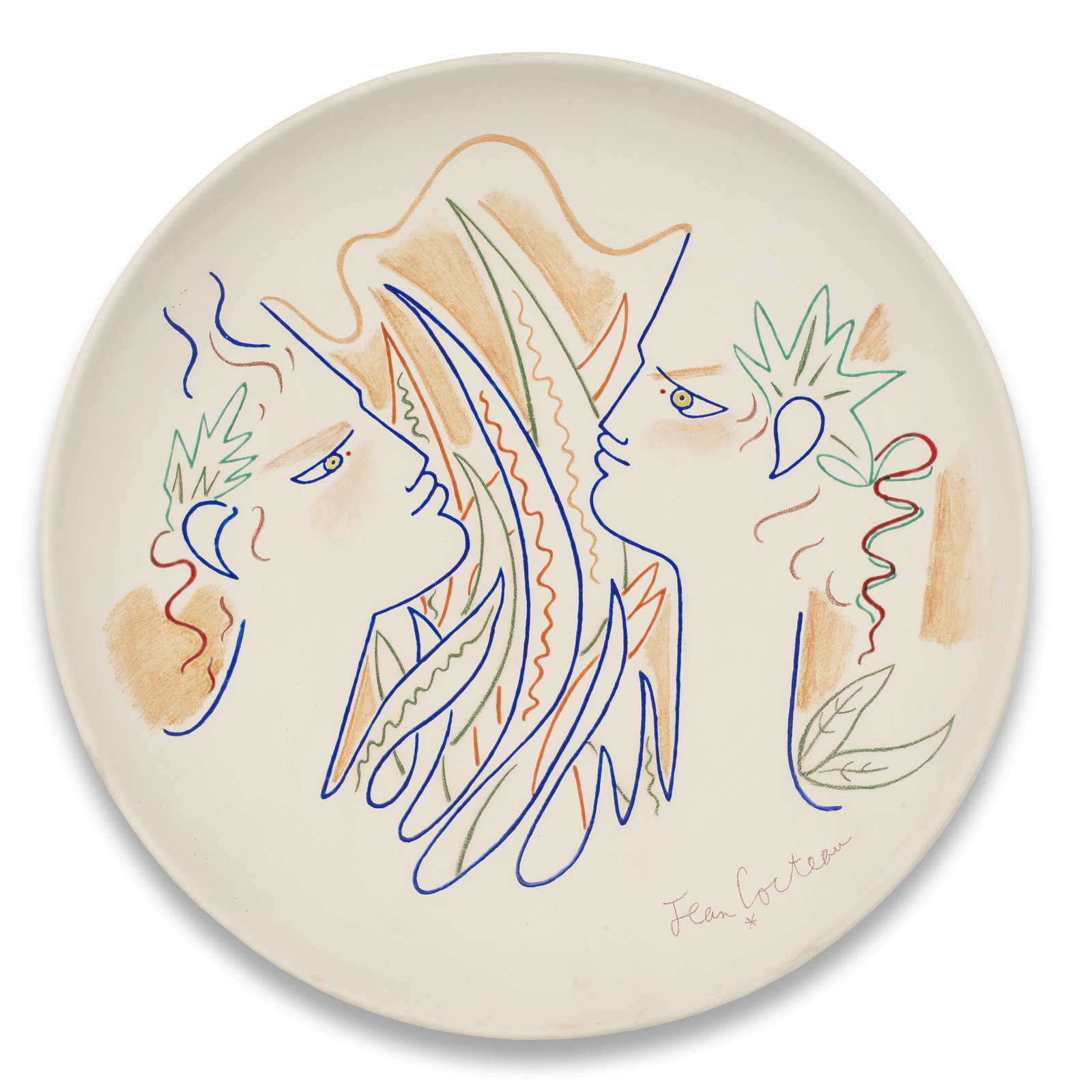 Jean Cocteau (French, 1889-1963) Le dernier regard d'Orphée signed Jean Cocteau; marked ... (1 of 1)
