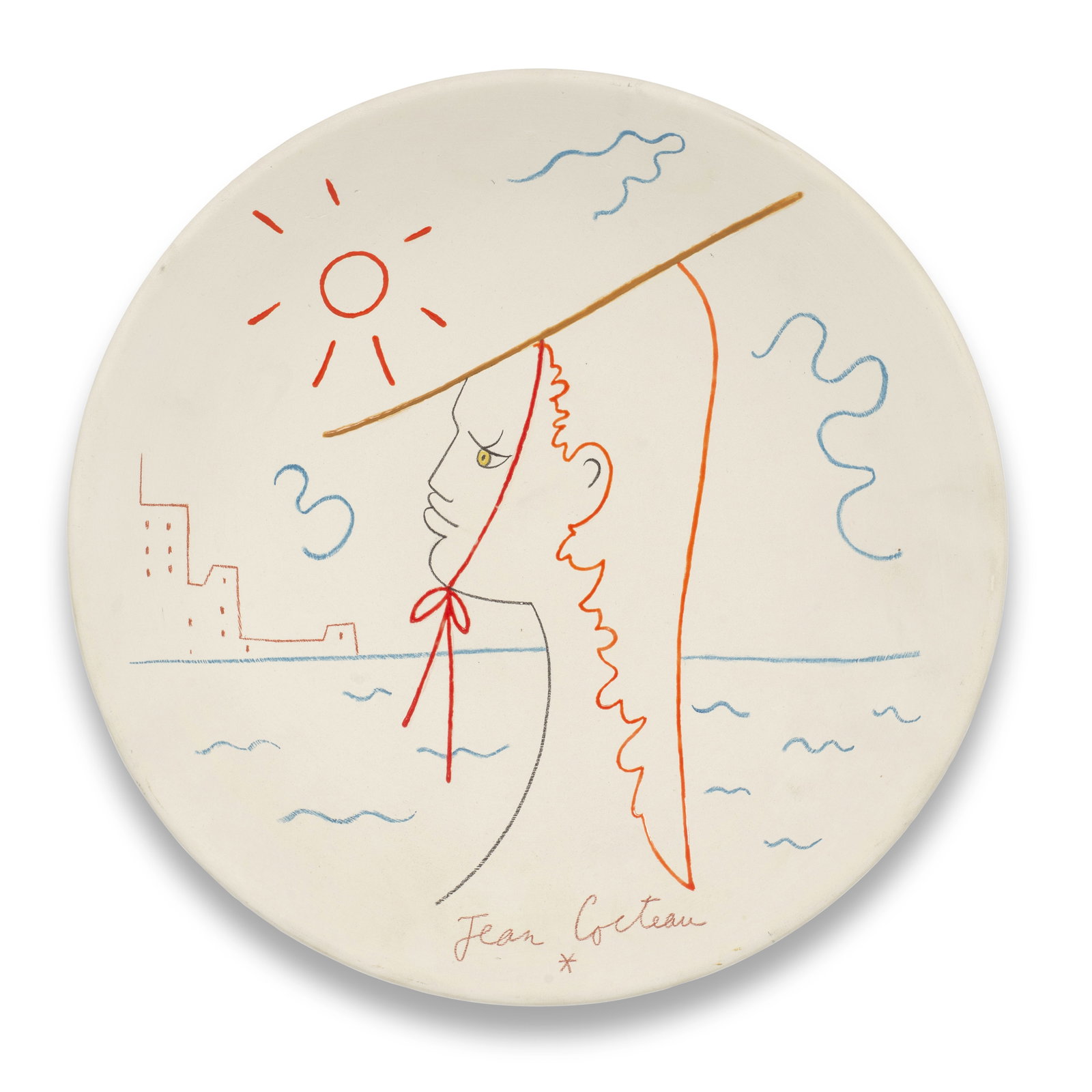 Jean Cocteau (French, 1889-1963) La Mentonnaise signed Jean Cocteau; marked Edition originale de... (1 of 1)
