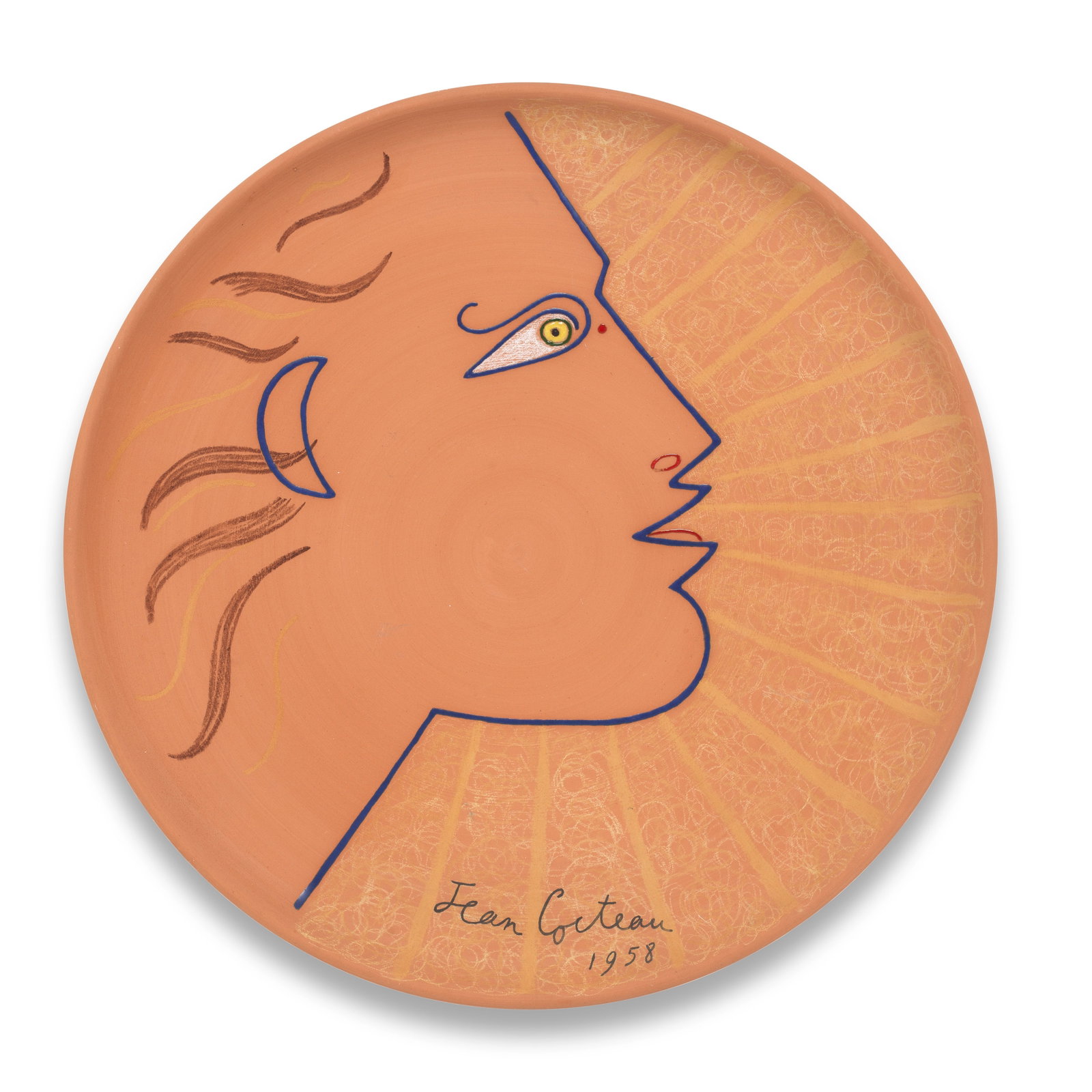 Jean Cocteau (French, 1889-1963) Phébus - Apollon signed and dated Jean Cocteau 1958; marke... (1 of 1)