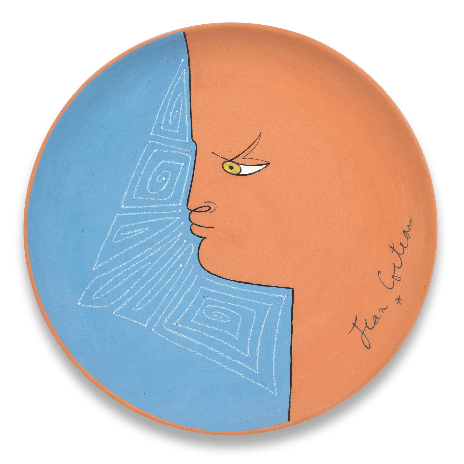 Jean Cocteau (French, 1889-1963) La Côte d'Azur signed Jean Cocteau; marked and numbered &... (1 of 1)