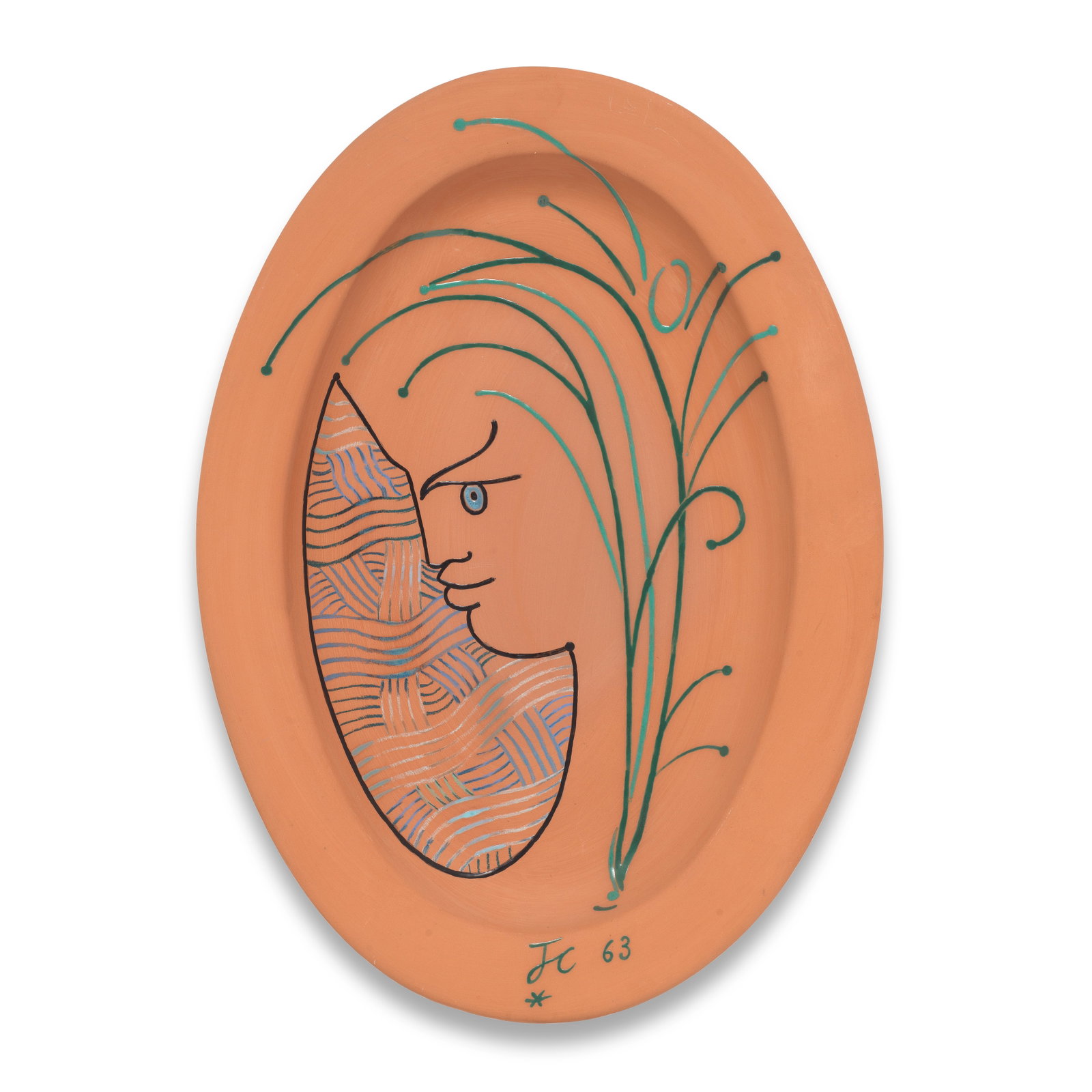 Jean Cocteau (French, 1889-1963) Ophélie signed with initials and dated JC 63; marked and n... (1 of 1)