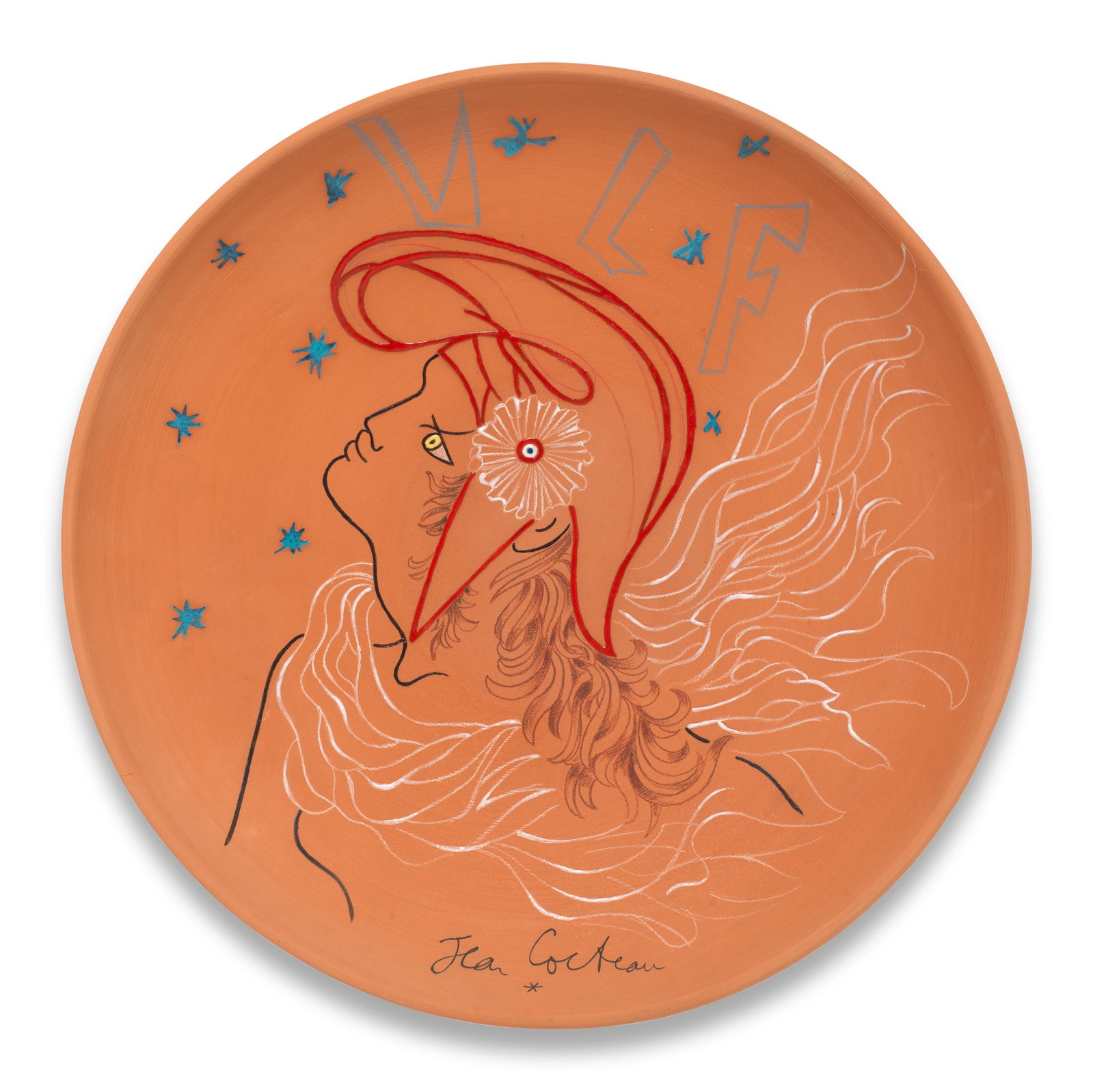 Jean Cocteau (French, 1889-1963) La Marseillaise signed Jean Cocteau; marked Edition originale d... (1 of 1)