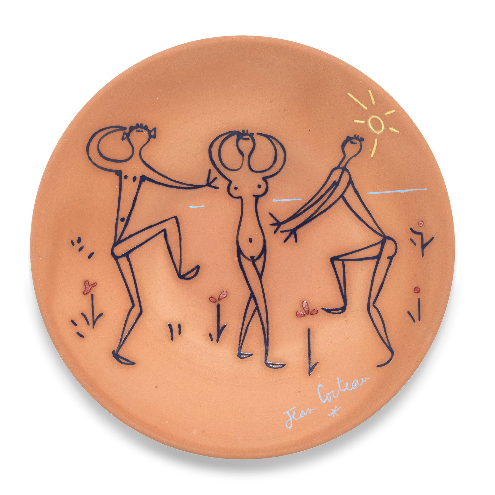 Jean Cocteau (French, 1889-1963) Mythologie bleue signed Jean Cocteau; marked and numbered É... (1 of 1)