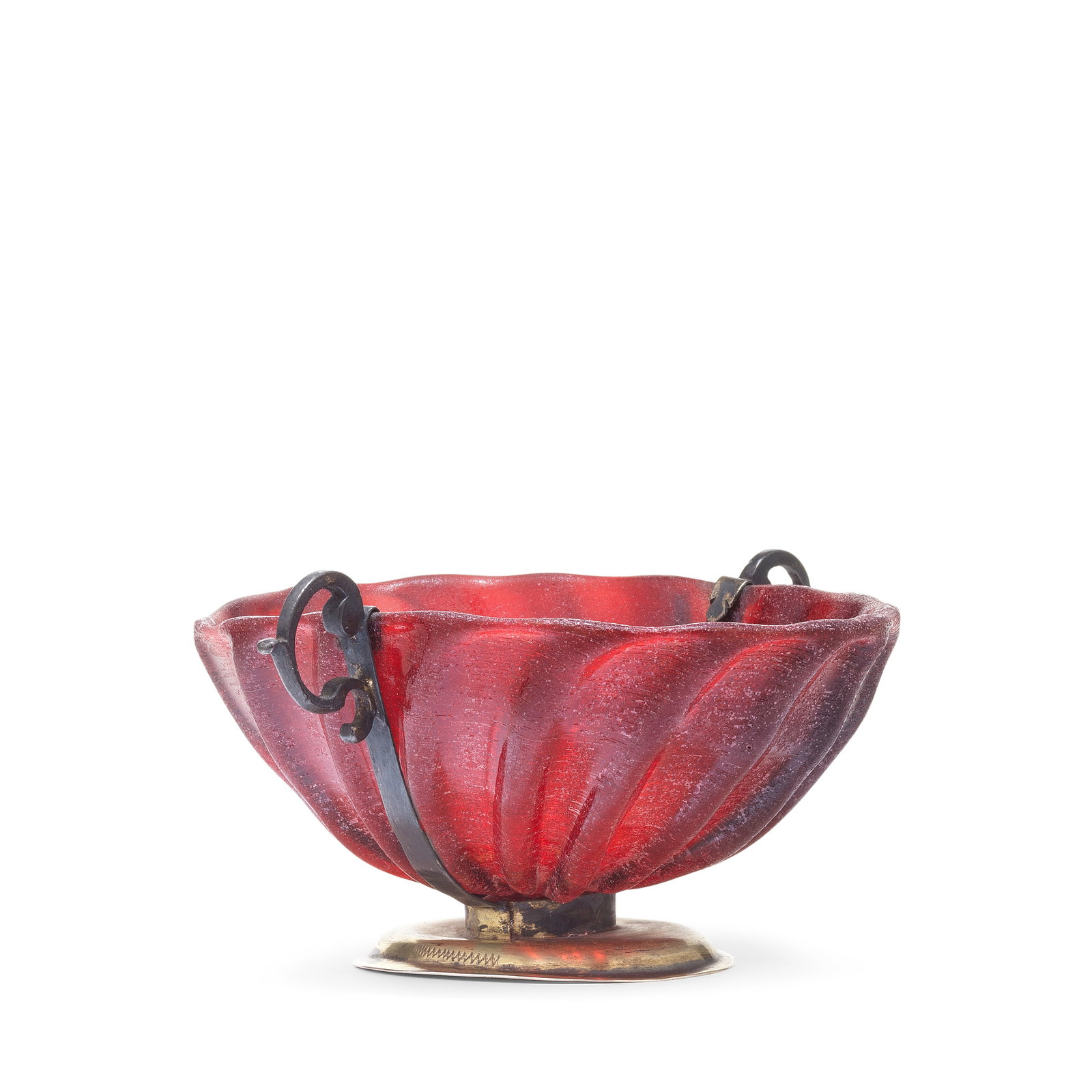 A German silver-gilt mounted Rubinglas bowl, the glass late 17th century, the mounts circa 1700 (1 of 1)