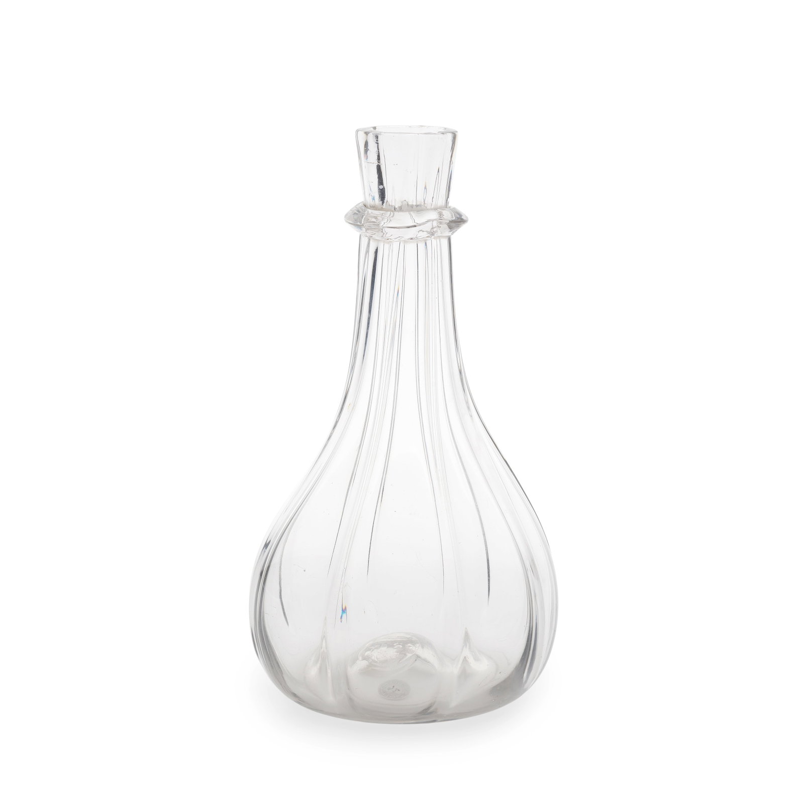 A rare rib-moulded carafe, circa 1740 (1 of 1)
