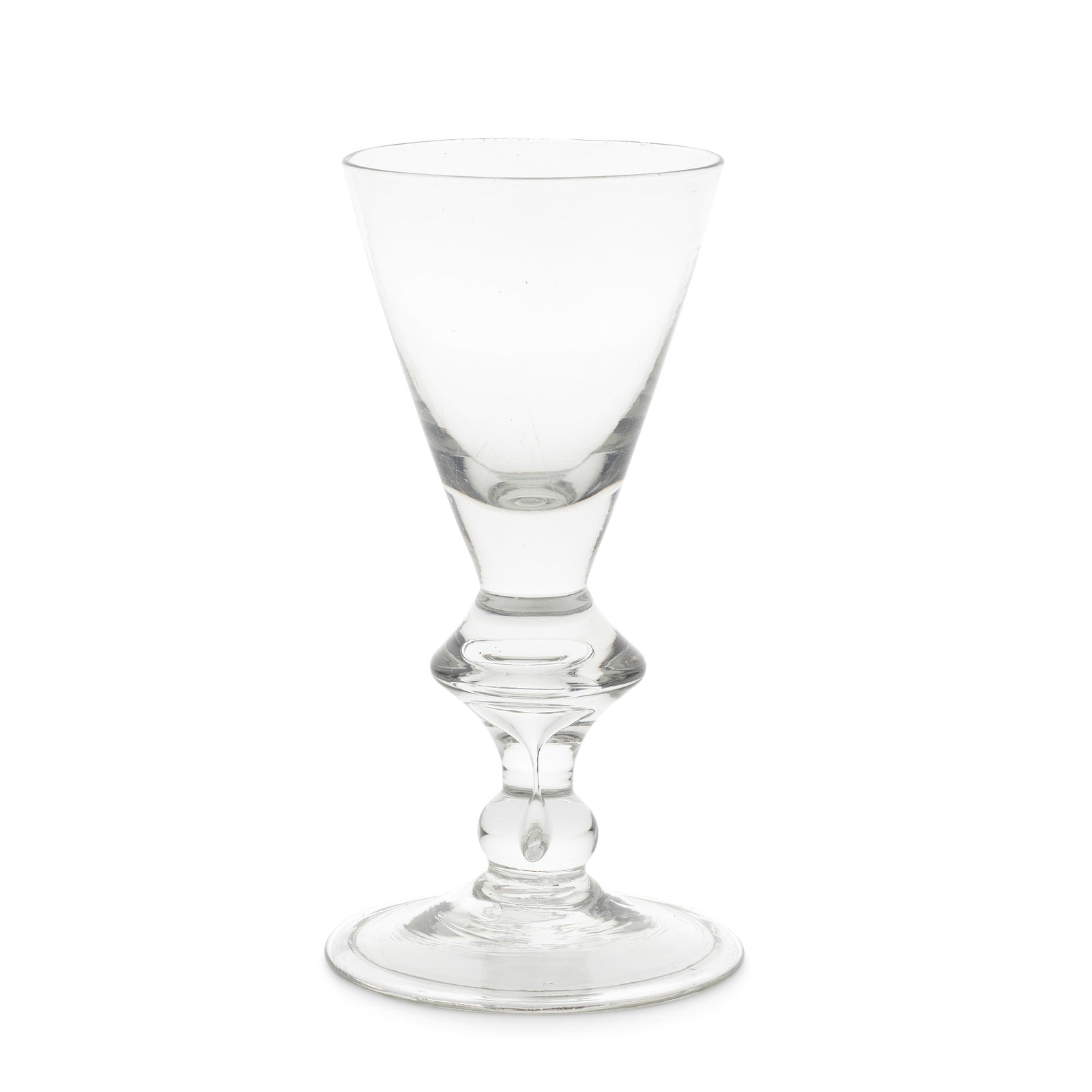 A fine heavy baluster goblet, circa 1710 (1 of 1)