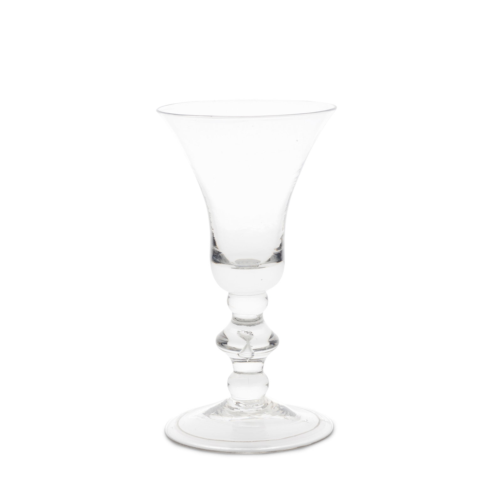 A large heavy baluster goblet, circa 1720 (1 of 1)