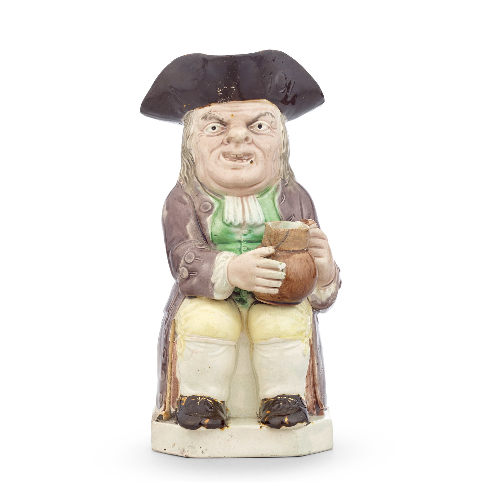 A Wood Family Toby Jug, circa 1785-90 (1 of 1)