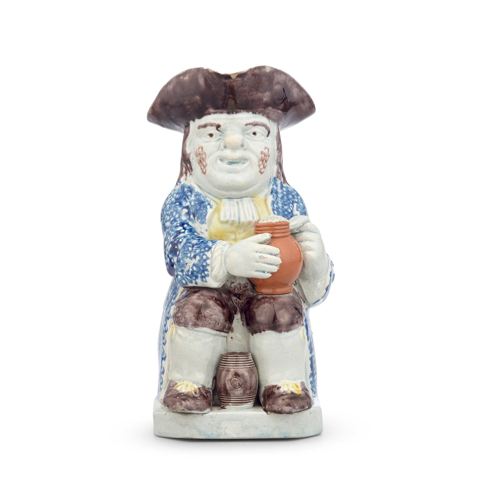 A Staffordshire pearlware Toby Jug, circa 1790 (1 of 1)