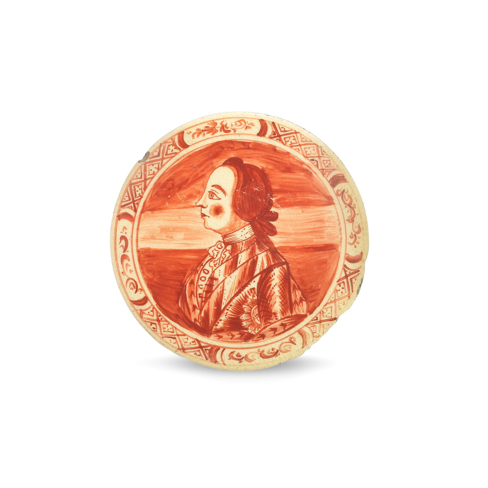 Jacobite Interest: a creamware box and cover, circa 1760-70 (1 of 1)