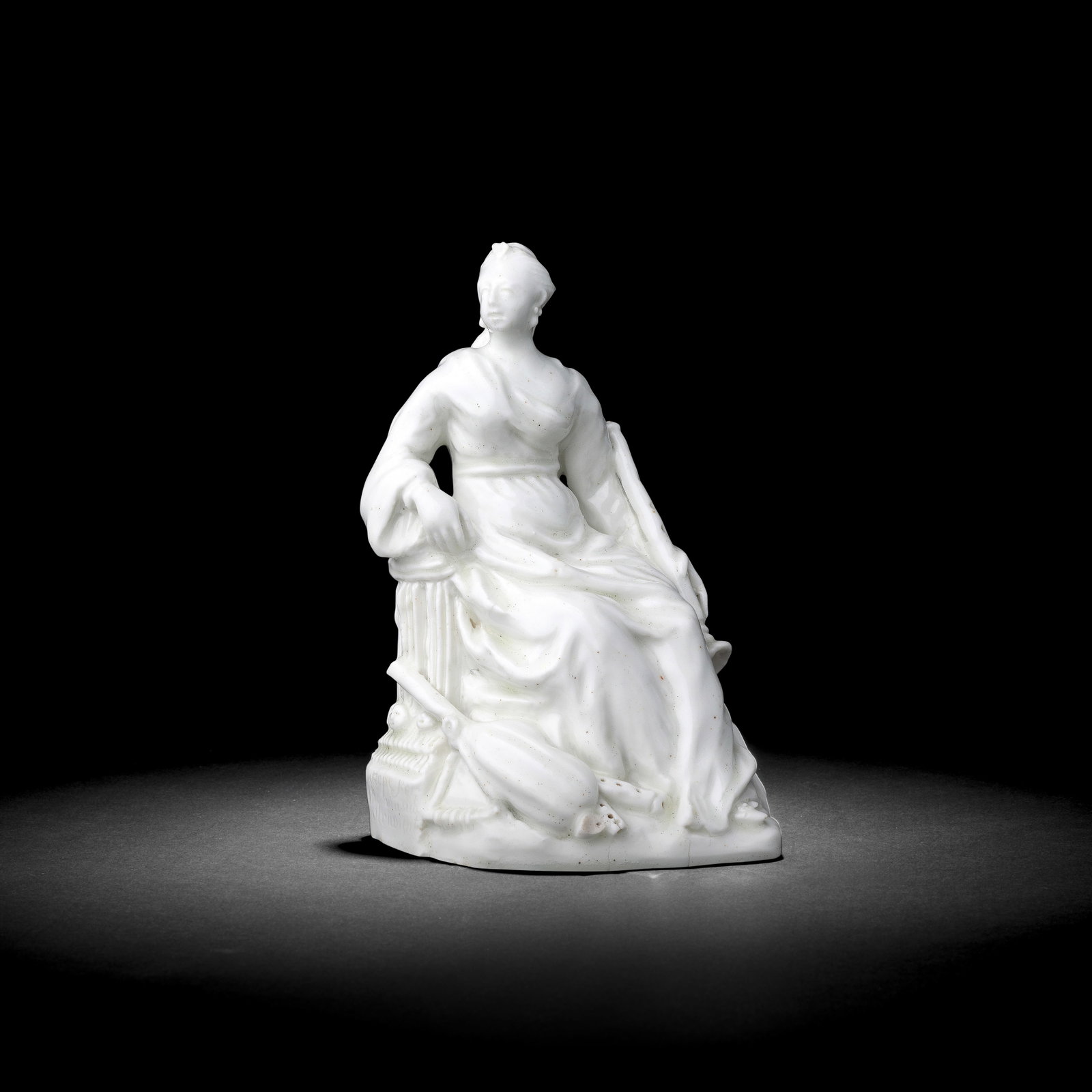 A Bow figure of the muse 'Euterpe', circa 1750-52 (1 of 1)