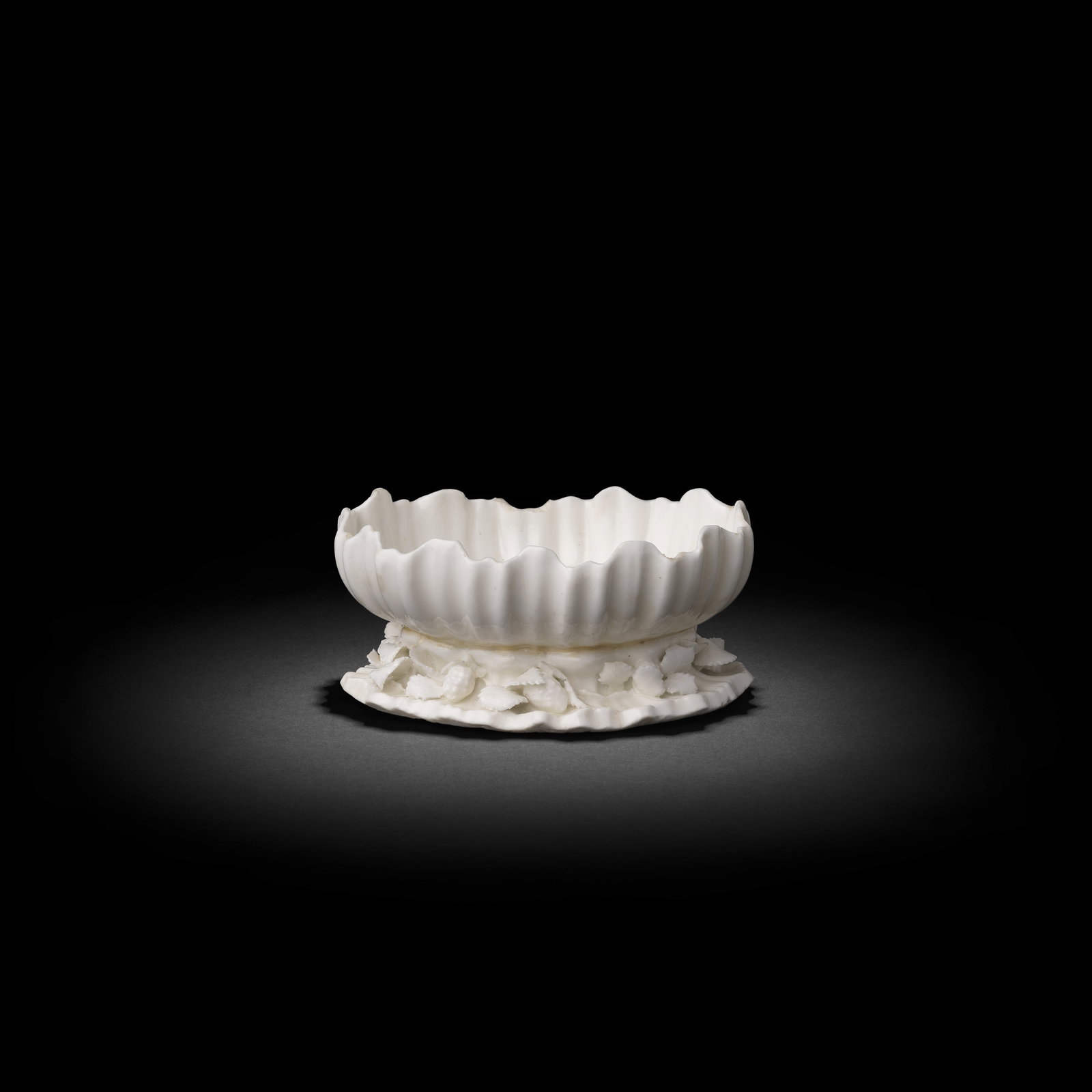 A Chelsea strawberry dish or salt, circa 1745-49 (1 of 1)