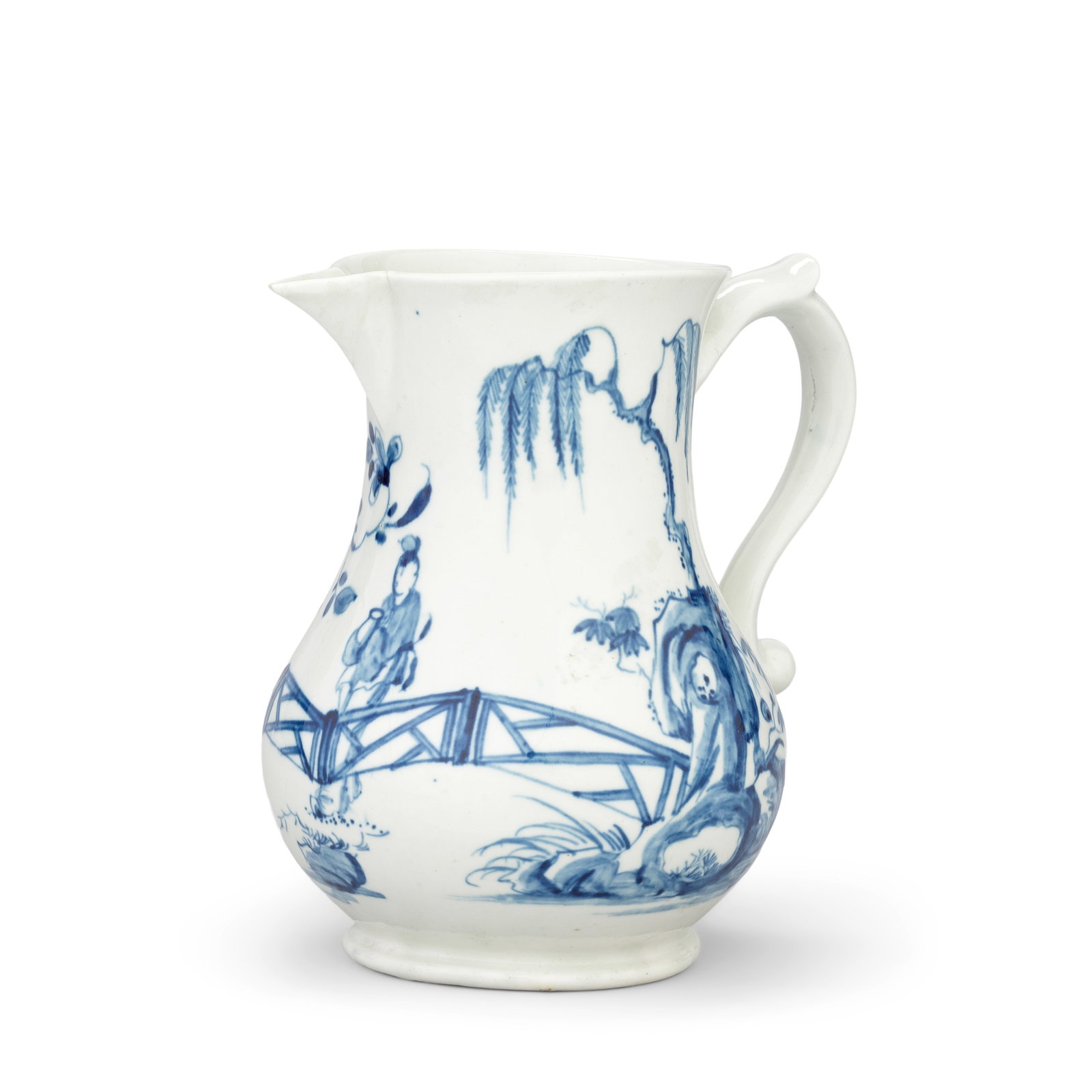 An extremely rare Worcester jug, circa 1756 (1 of 1)