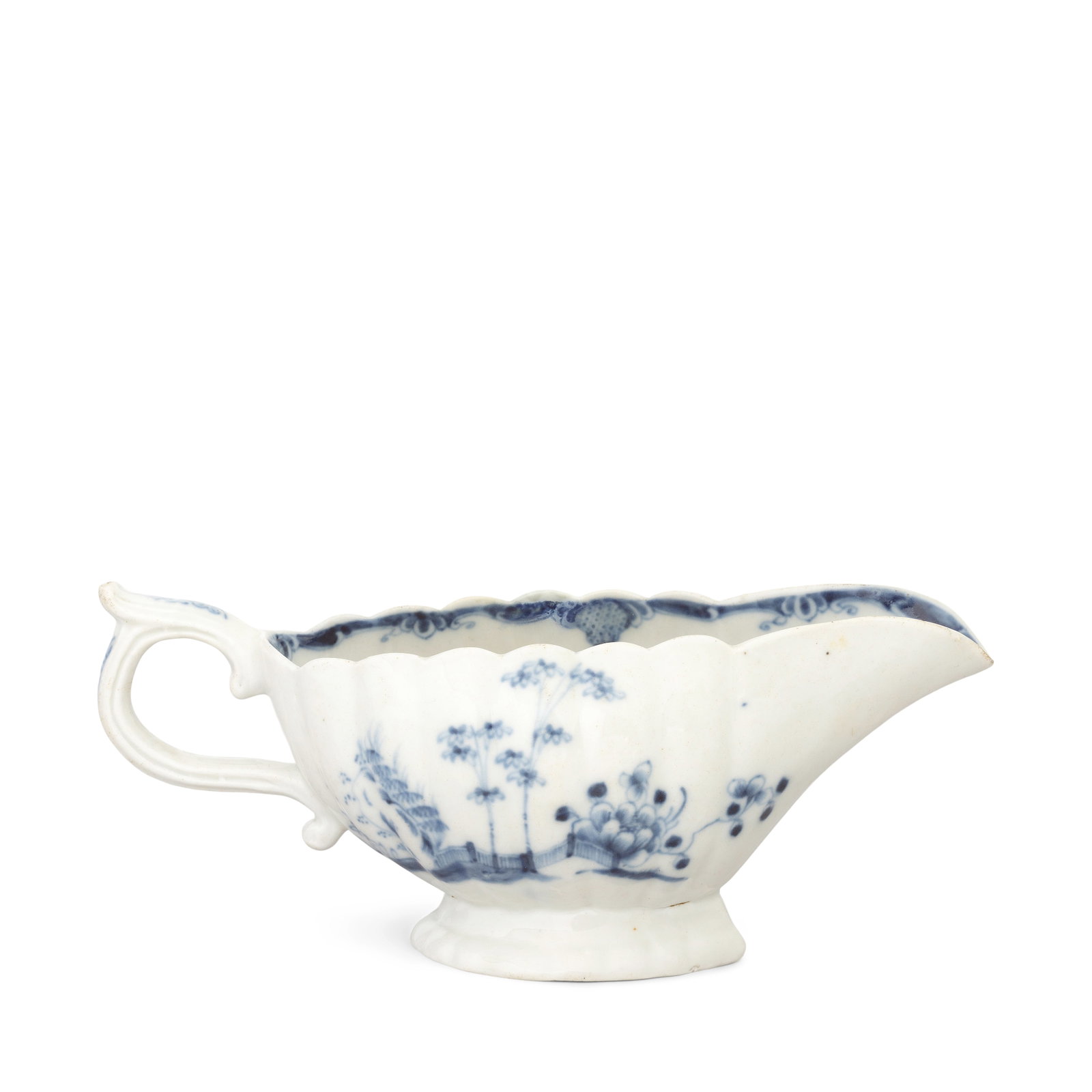 A Plymouth (William Cookworthy) sauceboat, circa 1768-70 (1 of 1)