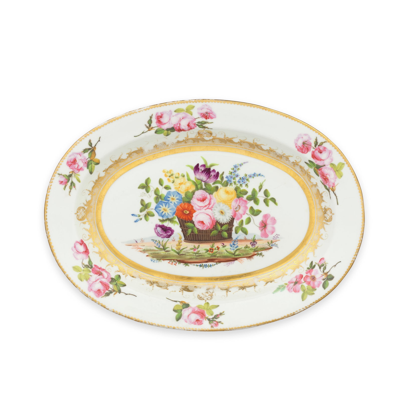 A Swansea oval platter from the Burdett-Coutts Service, circa 1818 (1 of 1)