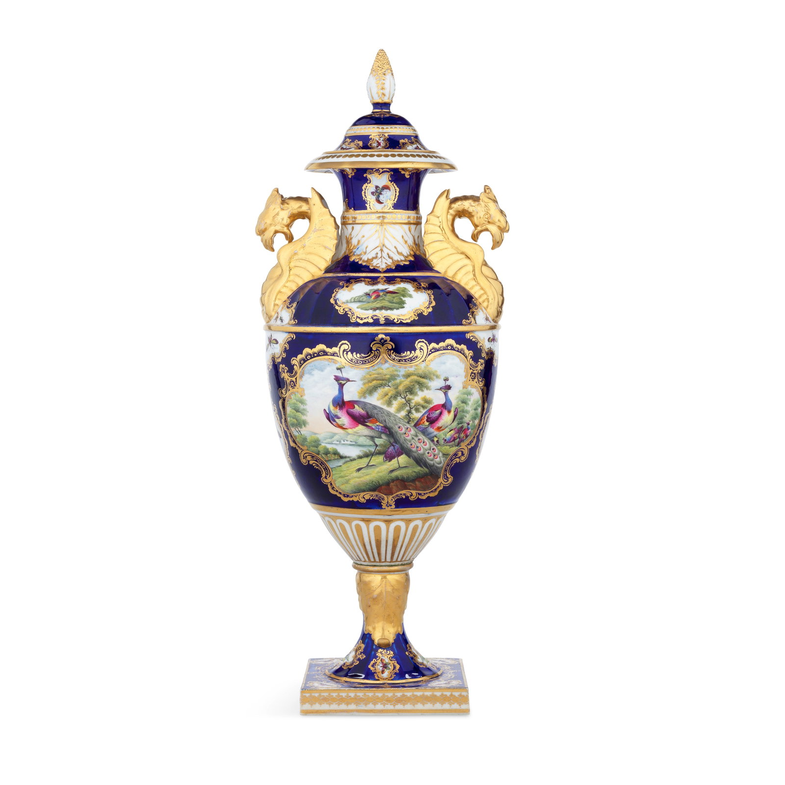 A magnificent Chamberlain Worcester vase and cover, circa 1820-30 (1 of 1)