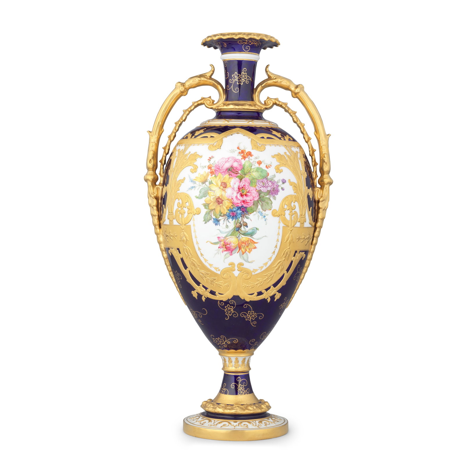 An impressive Royal Crown Derby vase by Albert Gregory, dated 1920 (1 of 1)
