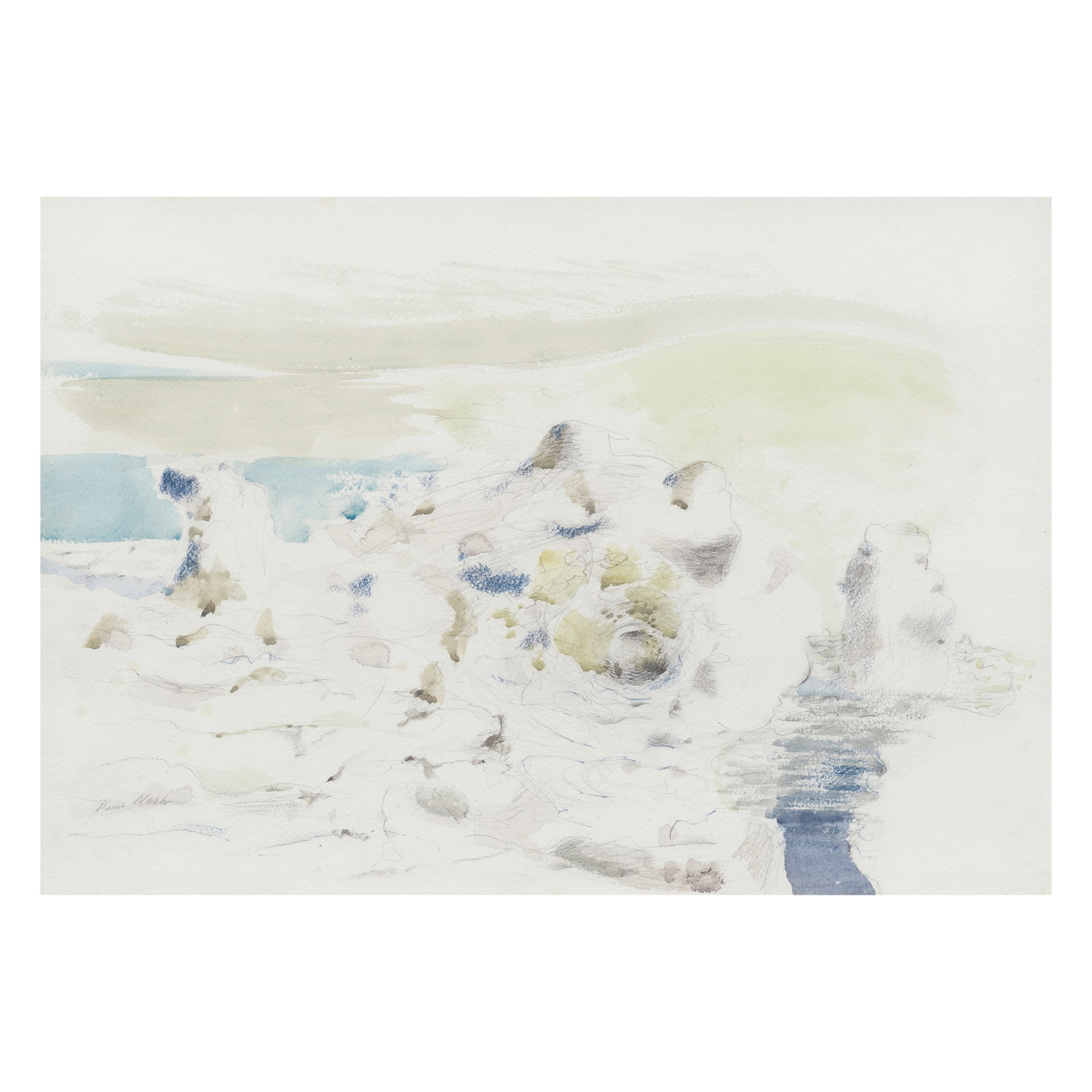 Paul Nash (British, 1889-1946) Cloud Cuckoo's Nest 40 x 57.8 cm. (15 3/4 x 22 3/4 in.) (1 of 1)